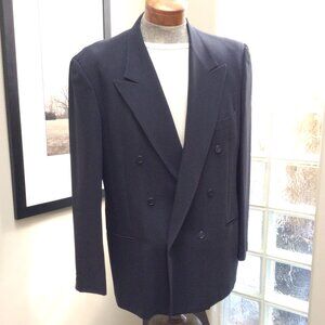 MANI by Armani Double Breasted Suit Jacket Blazer Size 44L
